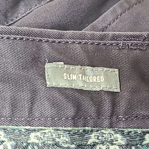 Bonobos Mens Chino Pants 36x34 Slate Grey Snap Button Slim Straight Office Work - Picture 6 of 9